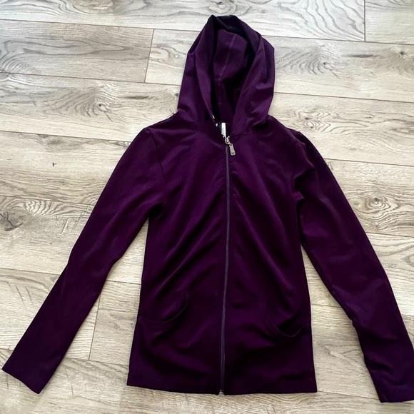Lightweight Purple Zip-Up Hoodie - Picture 1 of 6